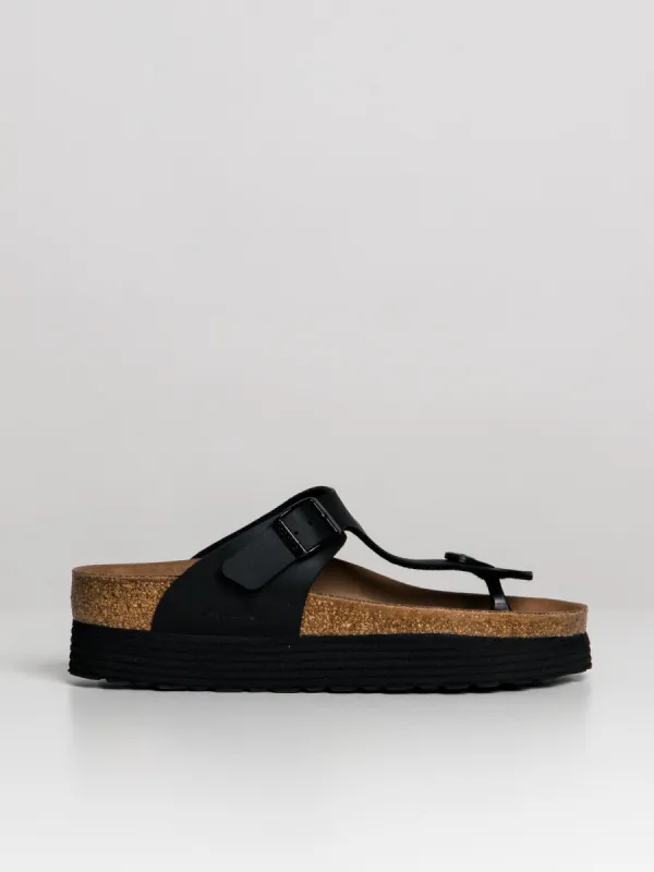 WOMENS BIRKENSTOCK GIZEH VEGAN PLATFORM BIRKO-FLOR REGULAR SANDALS - CLEARANCE sold by Boathouse