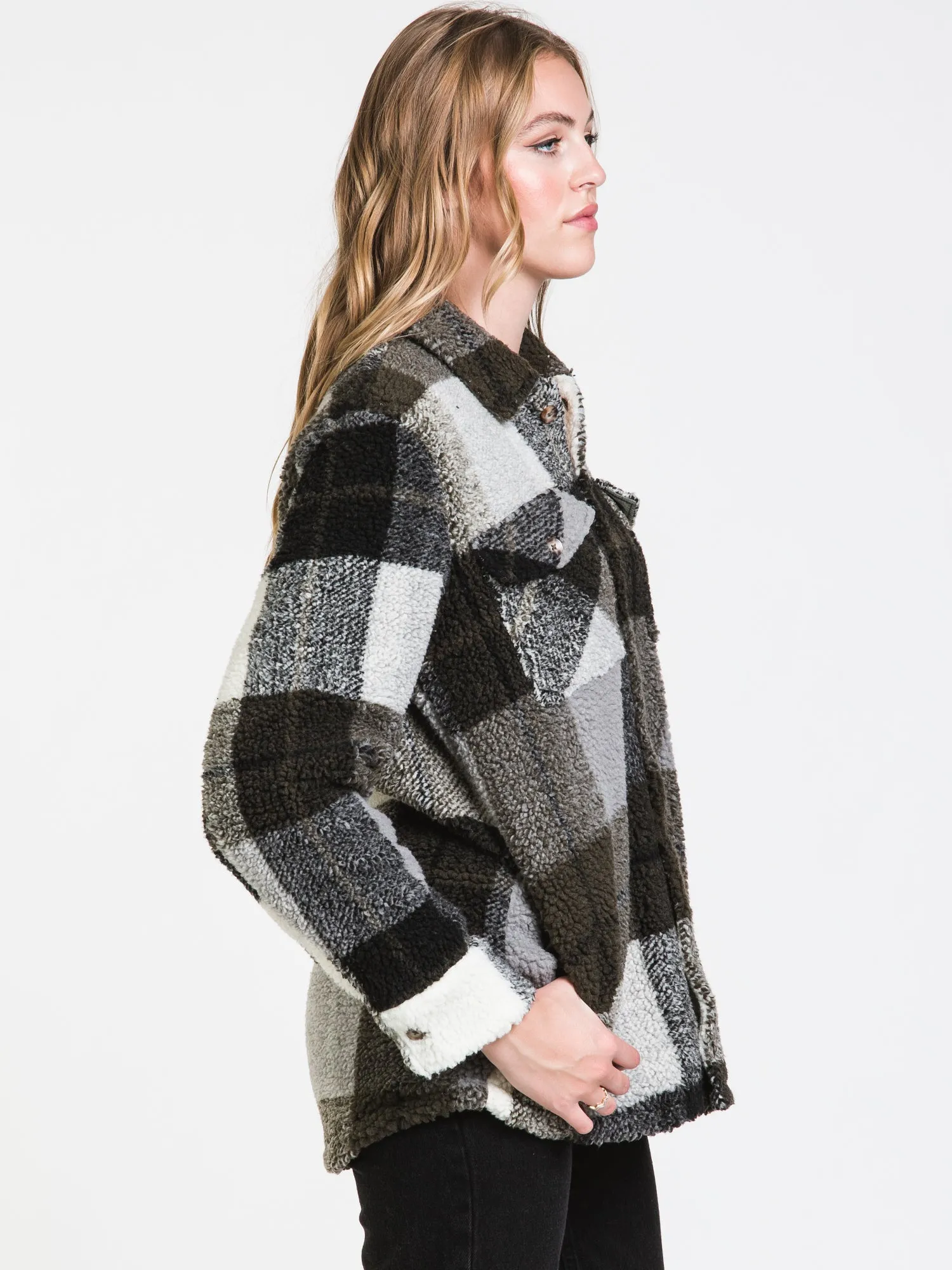 WOMENS SILENT SHERPA JACKET sold by Boathouse product image thumbnail 3