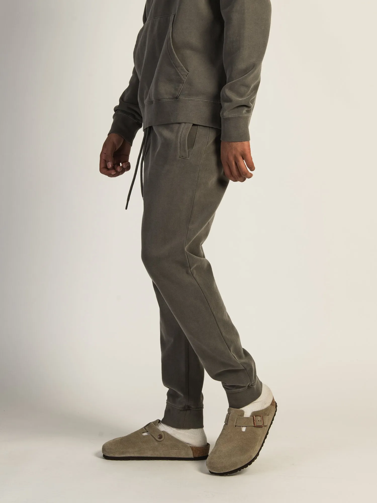 KOLBY PARKER GARMENT DYE SLIM JOGGER - IRON - CLEARANCE sold by Boathouse product image thumbnail 3