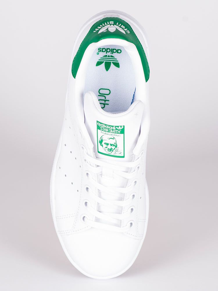WOMENS ADIDAS STAN SMITH WHITE/GREEN SNEAKERS sold by Boathouse product image thumbnail 2