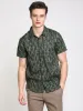 MENS HEMP SHORT SLEEVE WVN - FOREST - CLEARANCE sold by Boathouse