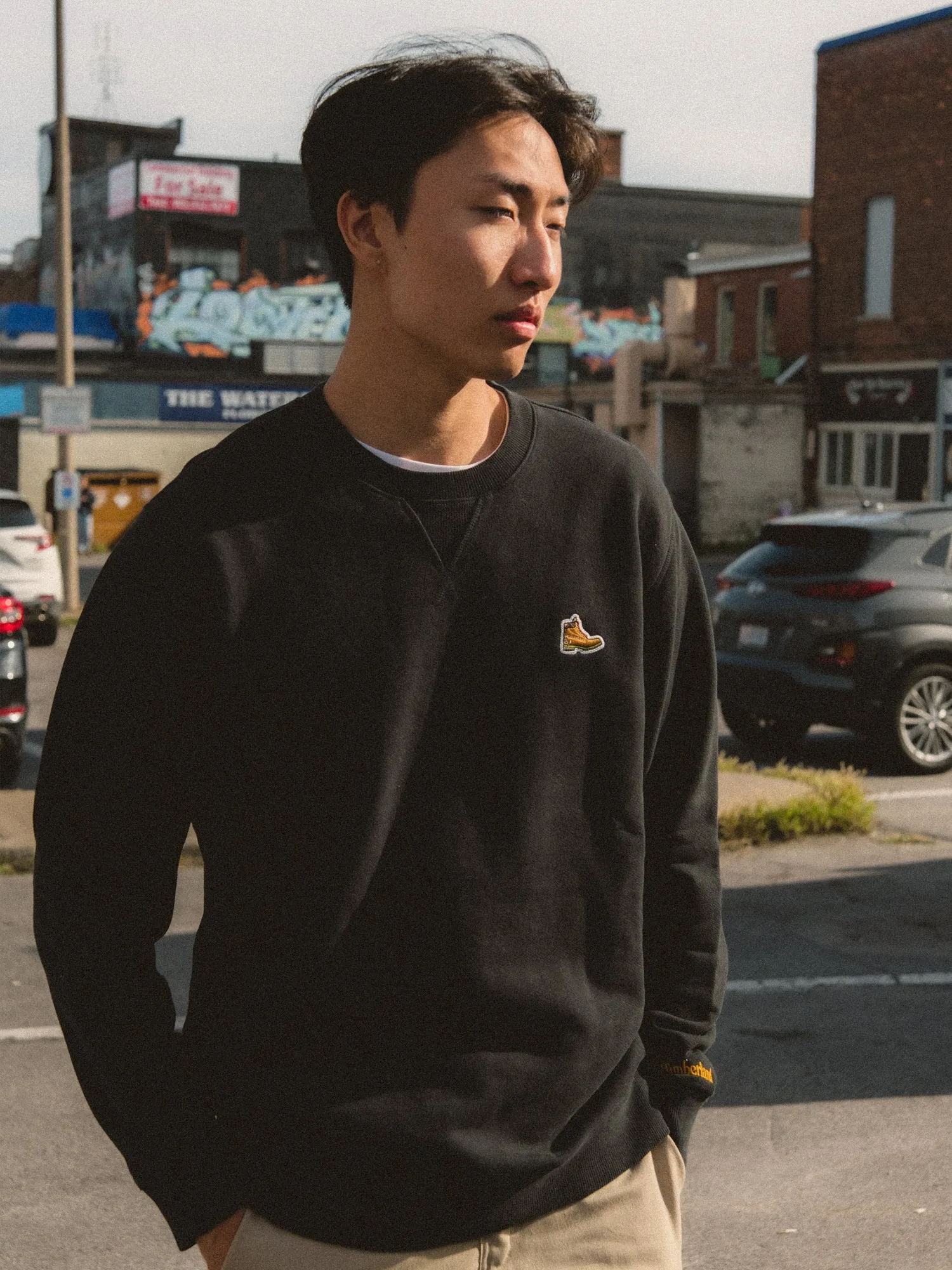 TIMBERLAND BOOT LOGO CREW - CLEARANCE sold by Boathouse