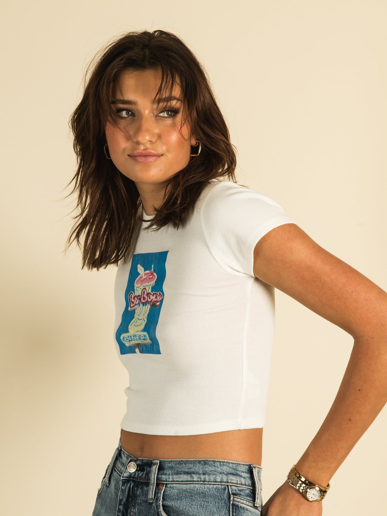 HARLOW RIBBED BABY PHOTO T-SHIRT - CLEARANCE sold by Boathouse product image thumbnail 4