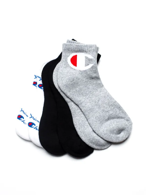 CHAMPION ANKLE 3PK - MULTI - CLEARANCE sold by Boathouse