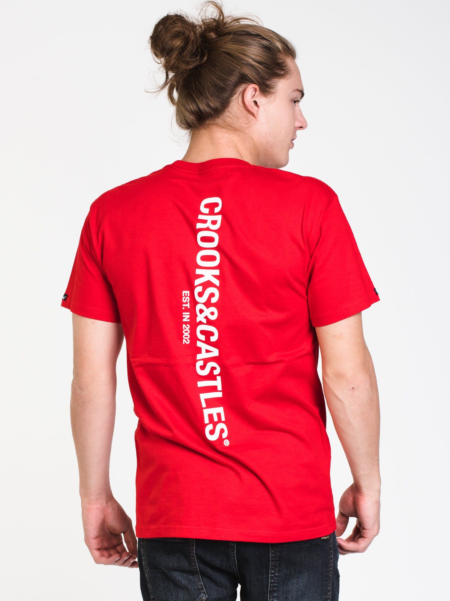 MENS MEDUSA VERT SHORT SLEEVE T-SHIRT - RED - CLEARANCE sold by Boathouse product image thumbnail 2