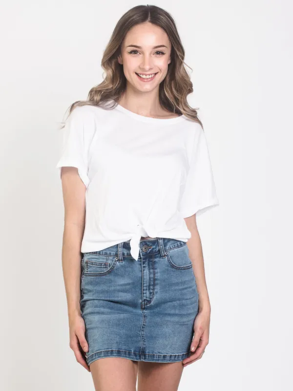 WOMENS LAYLA KNOTTED TEE - CLEARANCE sold by Boathouse