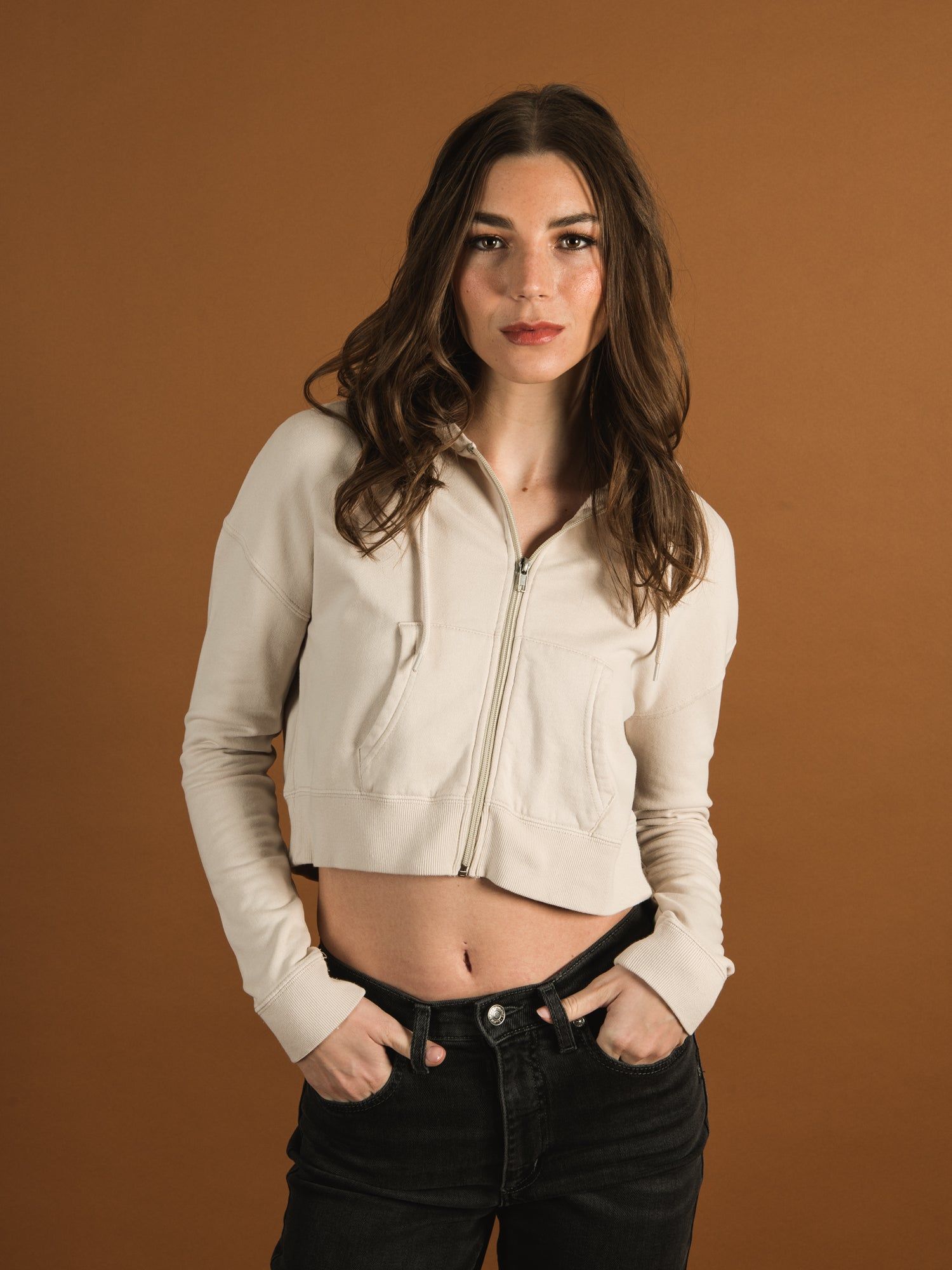 HARLOW JOSIE ZIP UP HOODIE - CLEARANCE sold by Boathouse product image thumbnail 2