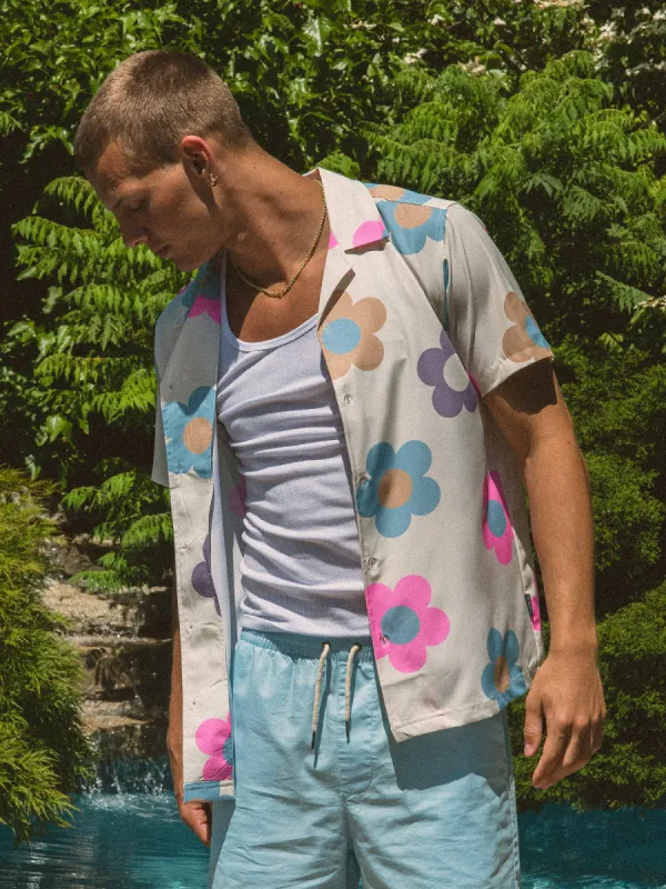 ISLAND HAZE FLORAL SHORT SLEEVE WOVEN sold by Boathouse