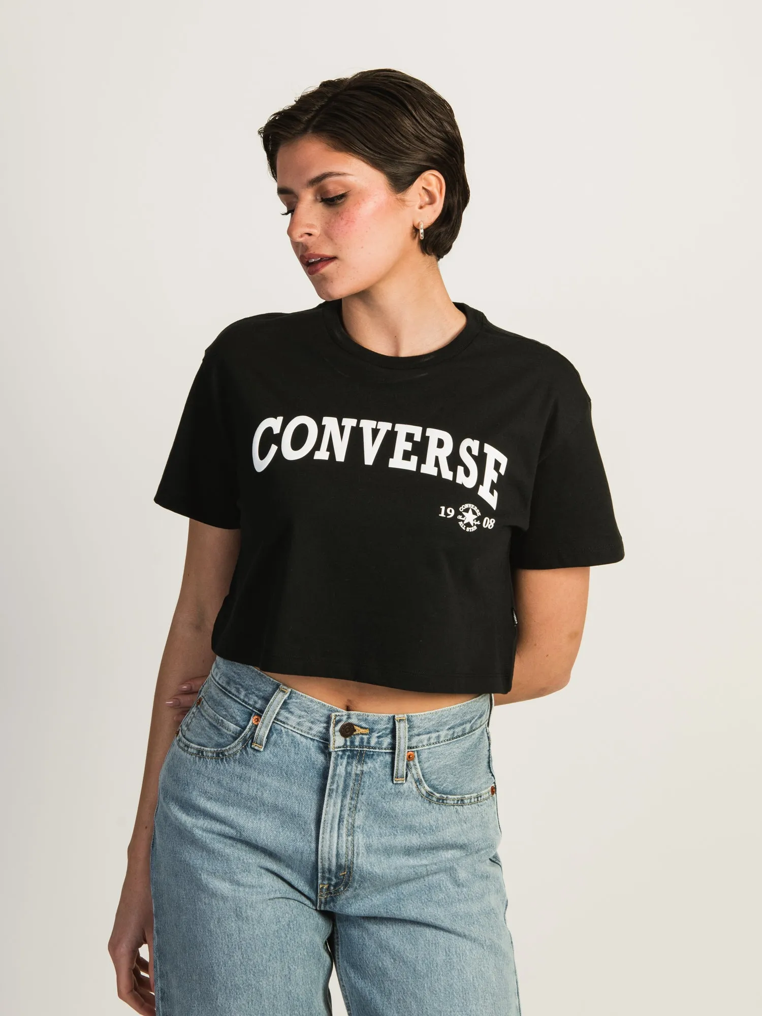 CONVERSE RETRO CHUCK CROPPED T-SHIRT sold by Boathouse product image thumbnail 2