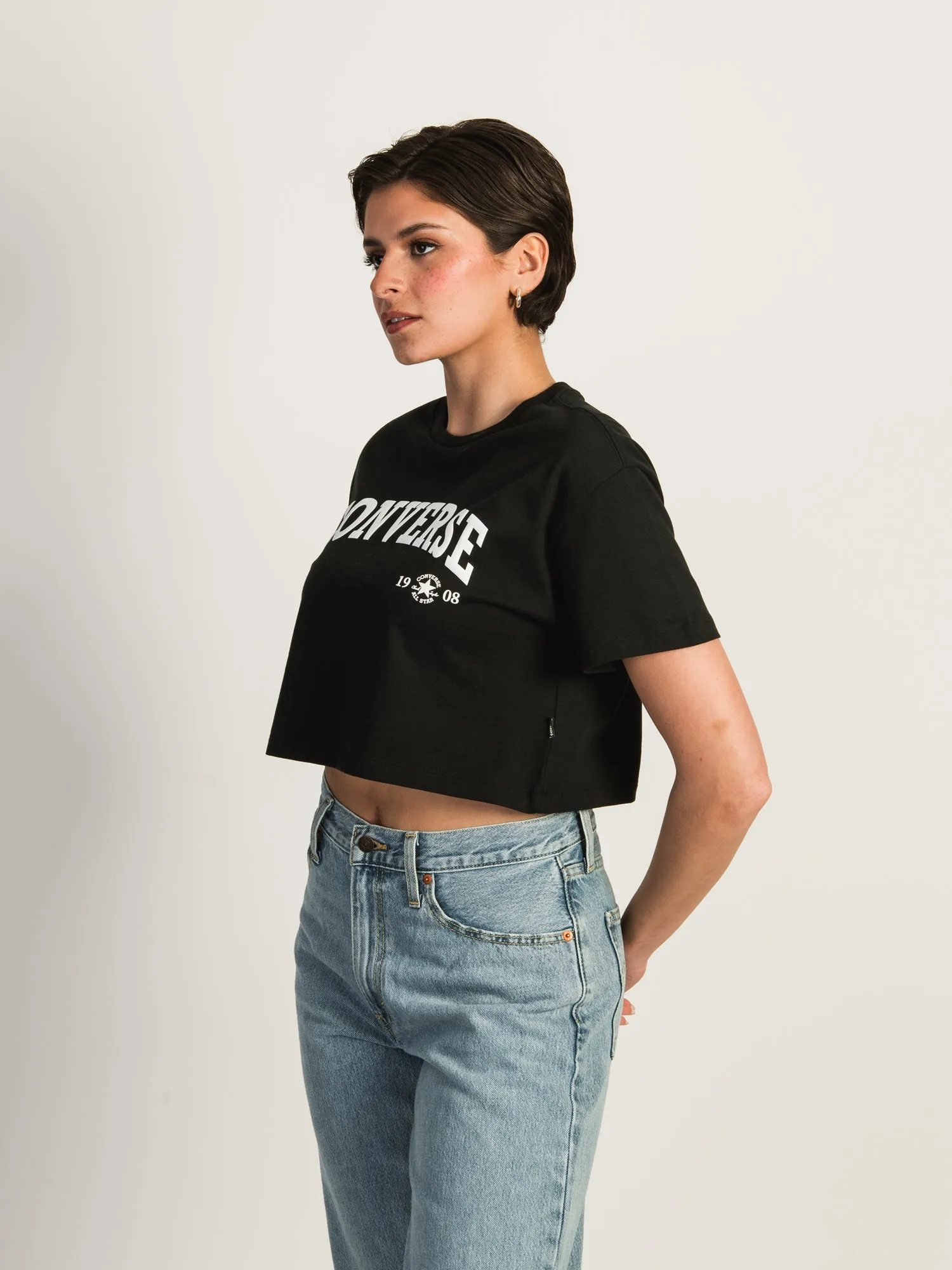 CONVERSE RETRO CHUCK CROPPED T-SHIRT sold by Boathouse product image thumbnail 3