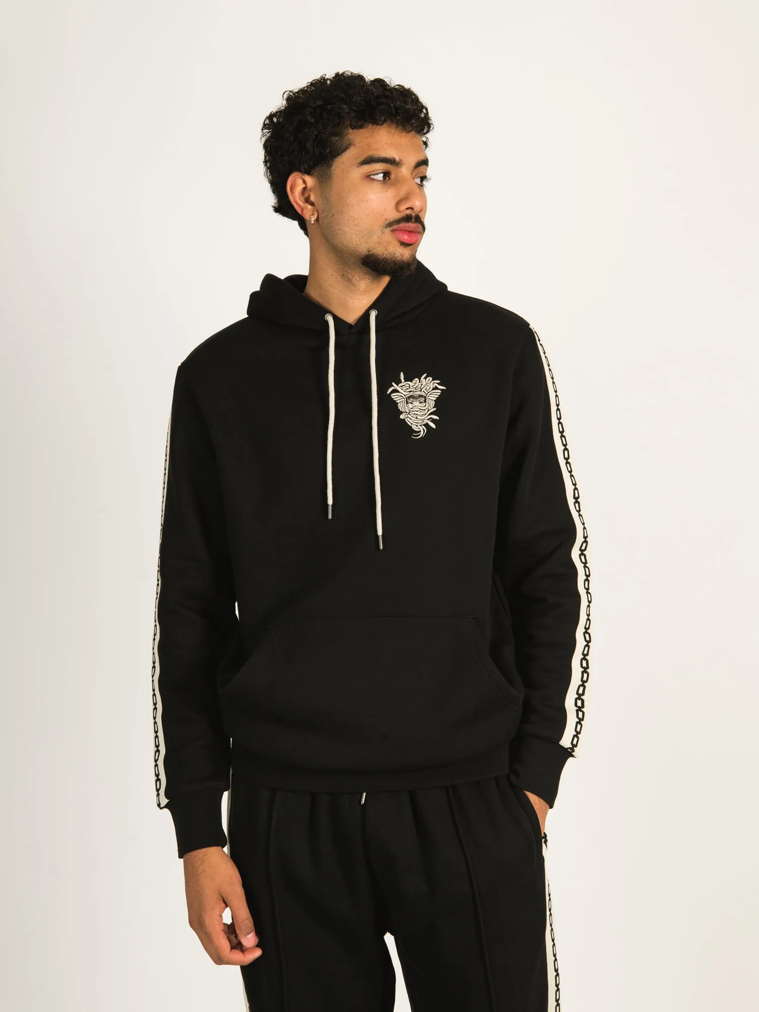 CROOKS & CASTLES MEDUSA SML CORE LOGO PULLOVER sold by Boathouse