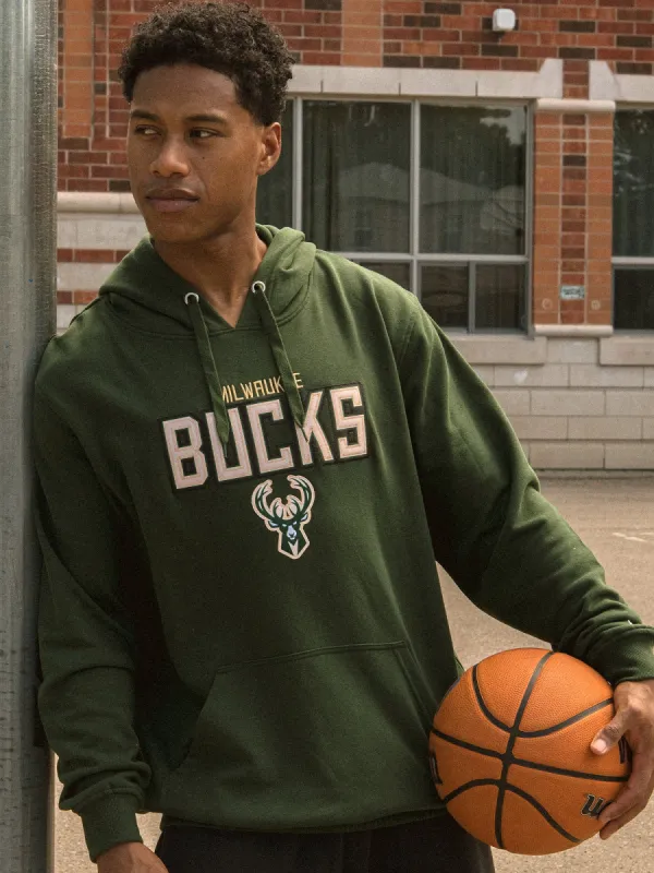 NBA MILWAUKEE BUCKS HARDWOOD PULL OVER sold by Boathouse