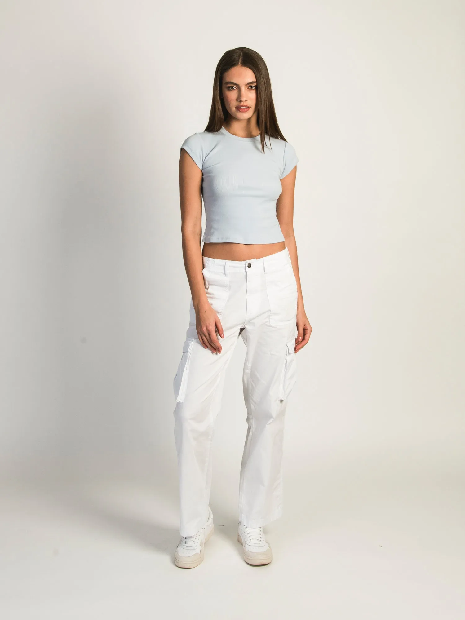 HARLOW PAIGE CARGO PANT - WHITE - CLEARANCE sold by Boathouse product image thumbnail 2