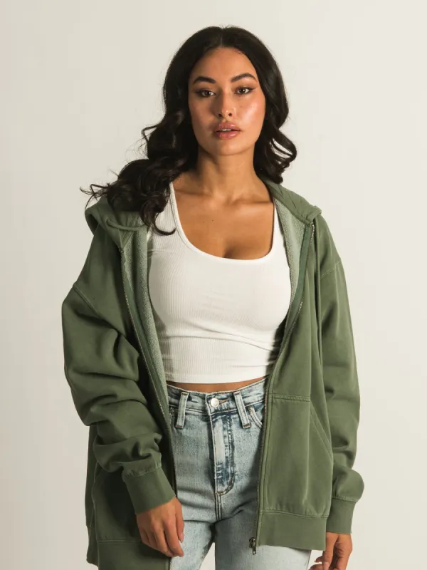 HARLOW MARIAH OVERSIZED ZIP HOODIE - CLEARANCE sold by Boathouse
