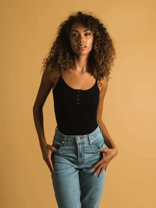 DYNAMIC SKINNY STRAP SNAP BODYSUIT - CLEARANCE sold by Boathouse