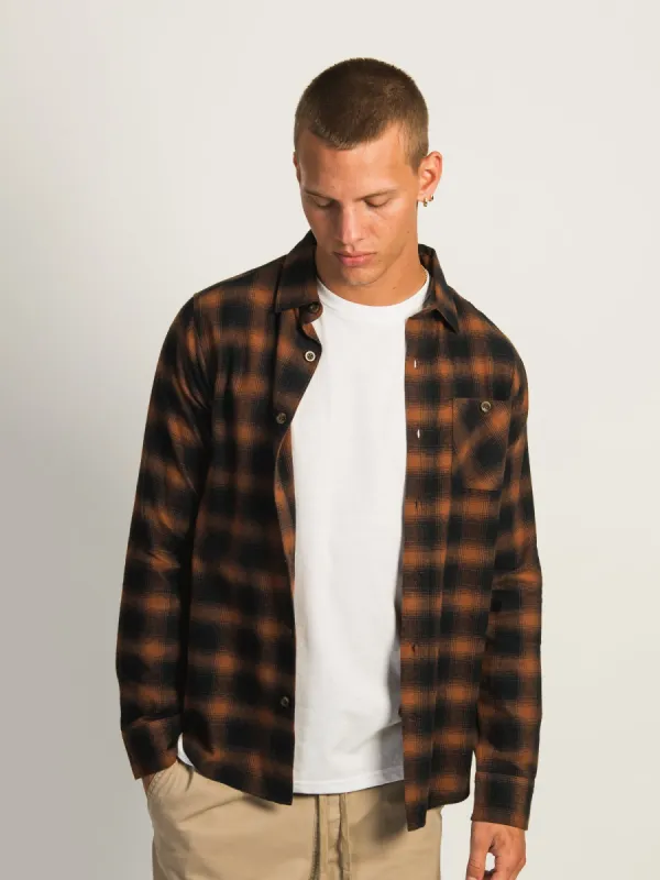 KOLBY CLASSIC BUTTON UP PLAID - RUST sold by Boathouse