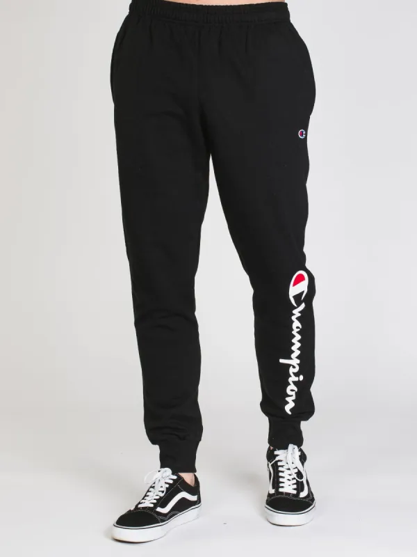 CHAMPION POWERBLEND GRAPHIC SCRIPT JOGGER - CLEARANCE sold by Boathouse