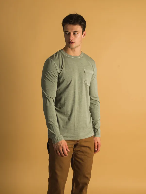 KOLBY GARMENT DYE POCKET LONG SLEEVE TEE - CLEARANCE sold by Boathouse