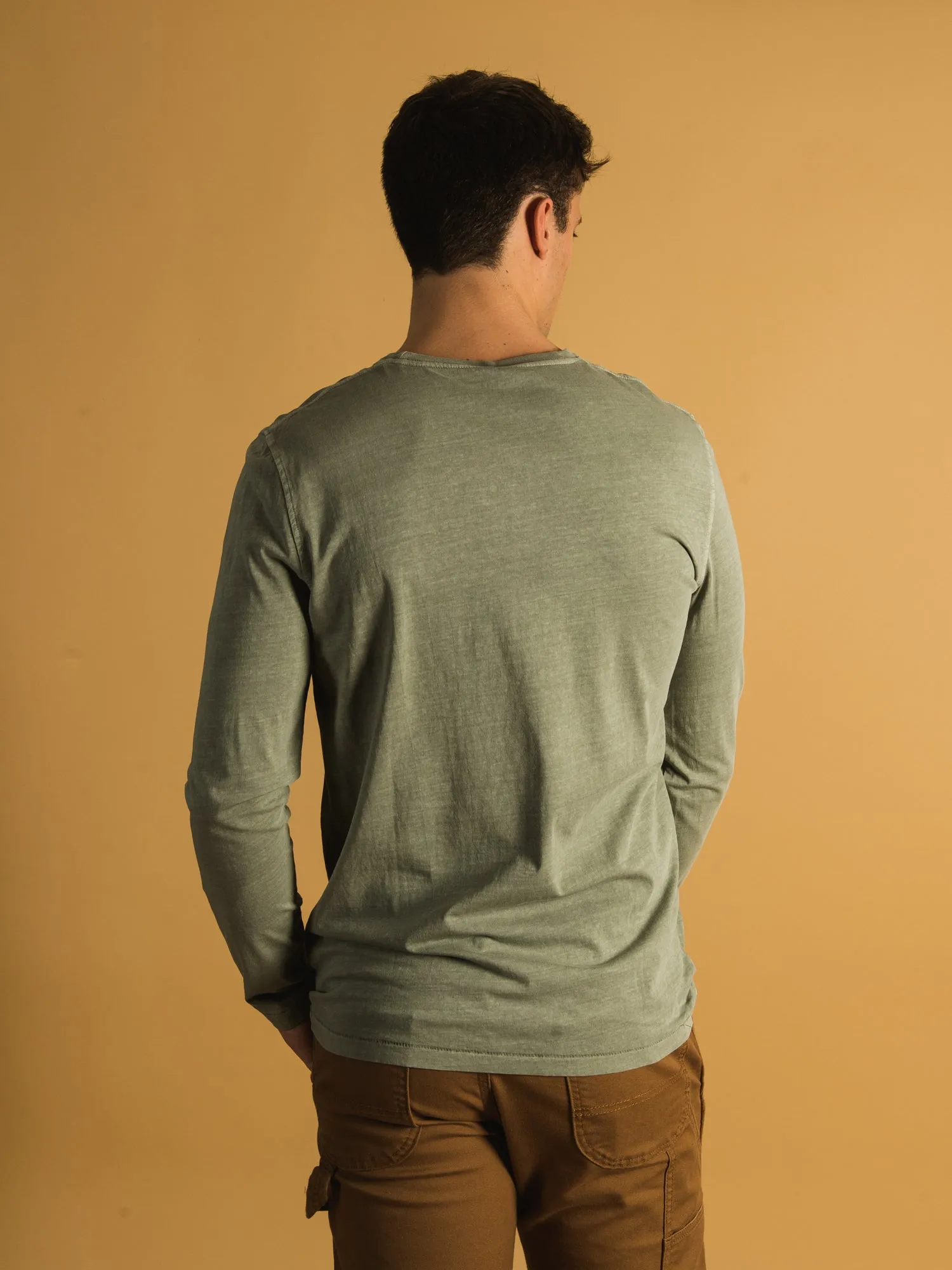 KOLBY GARMENT DYE POCKET LONG SLEEVE TEE - CLEARANCE sold by Boathouse product image thumbnail 2
