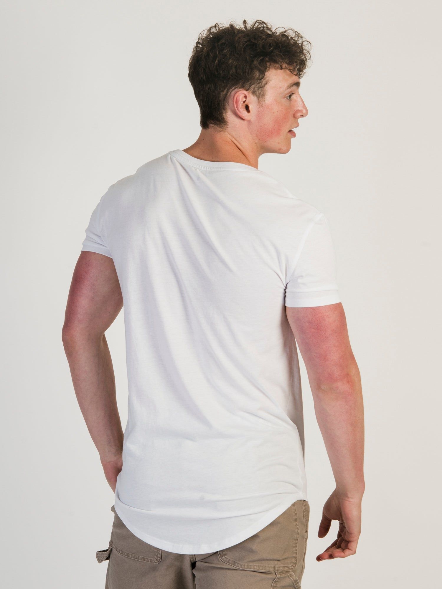 LONGLINE TEE - WHITE - 3 PACK sold by Boathouse product image thumbnail 5