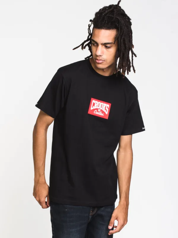 CROOKS & CASTLES RED BOX C&C SHORT SLEEVE TEE  - CLEARANCE sold by Boathouse