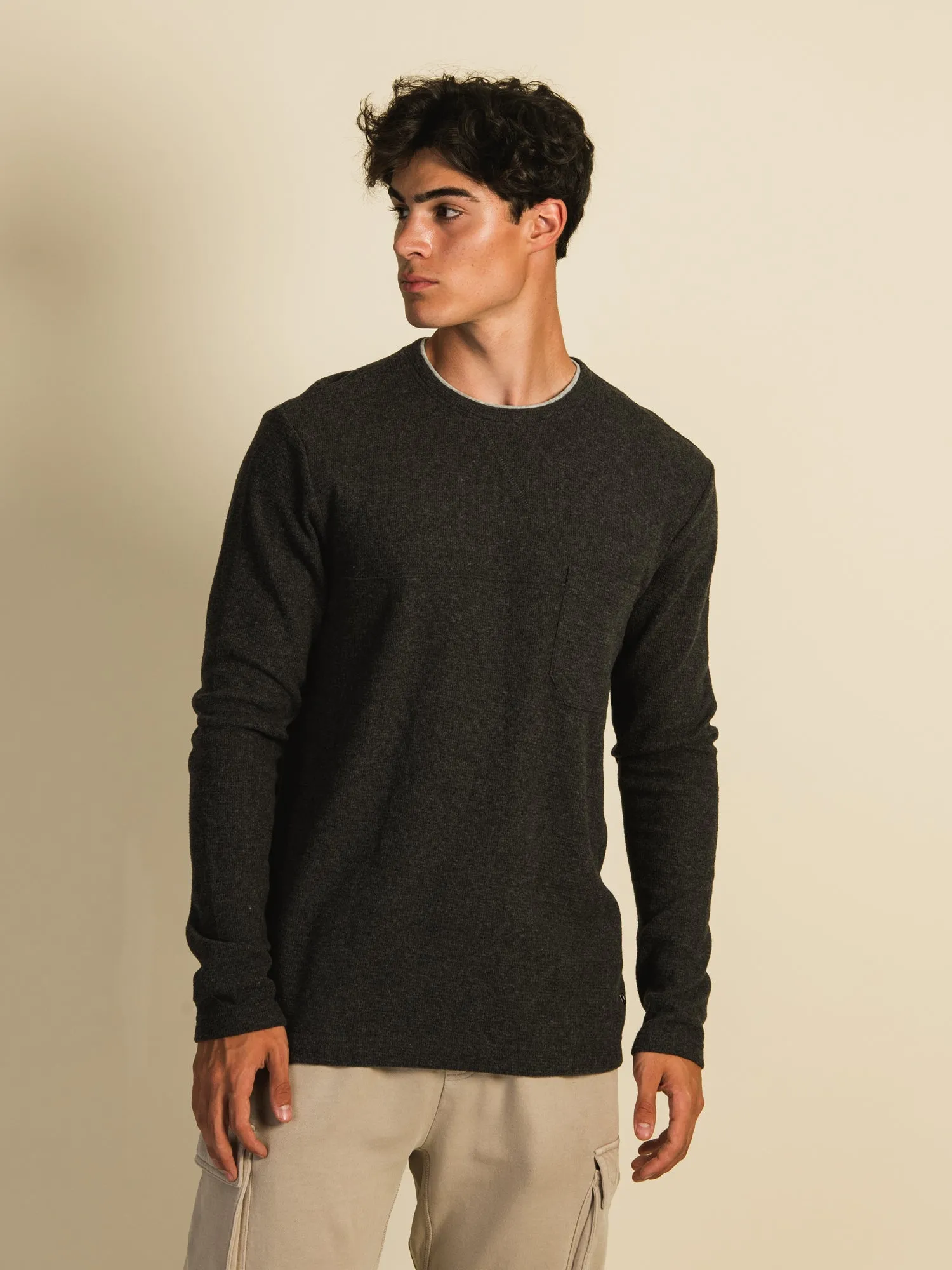 KOLBY LOGAN DB BRUSHED WAFFLE CREW - CLEARANCE sold by Boathouse