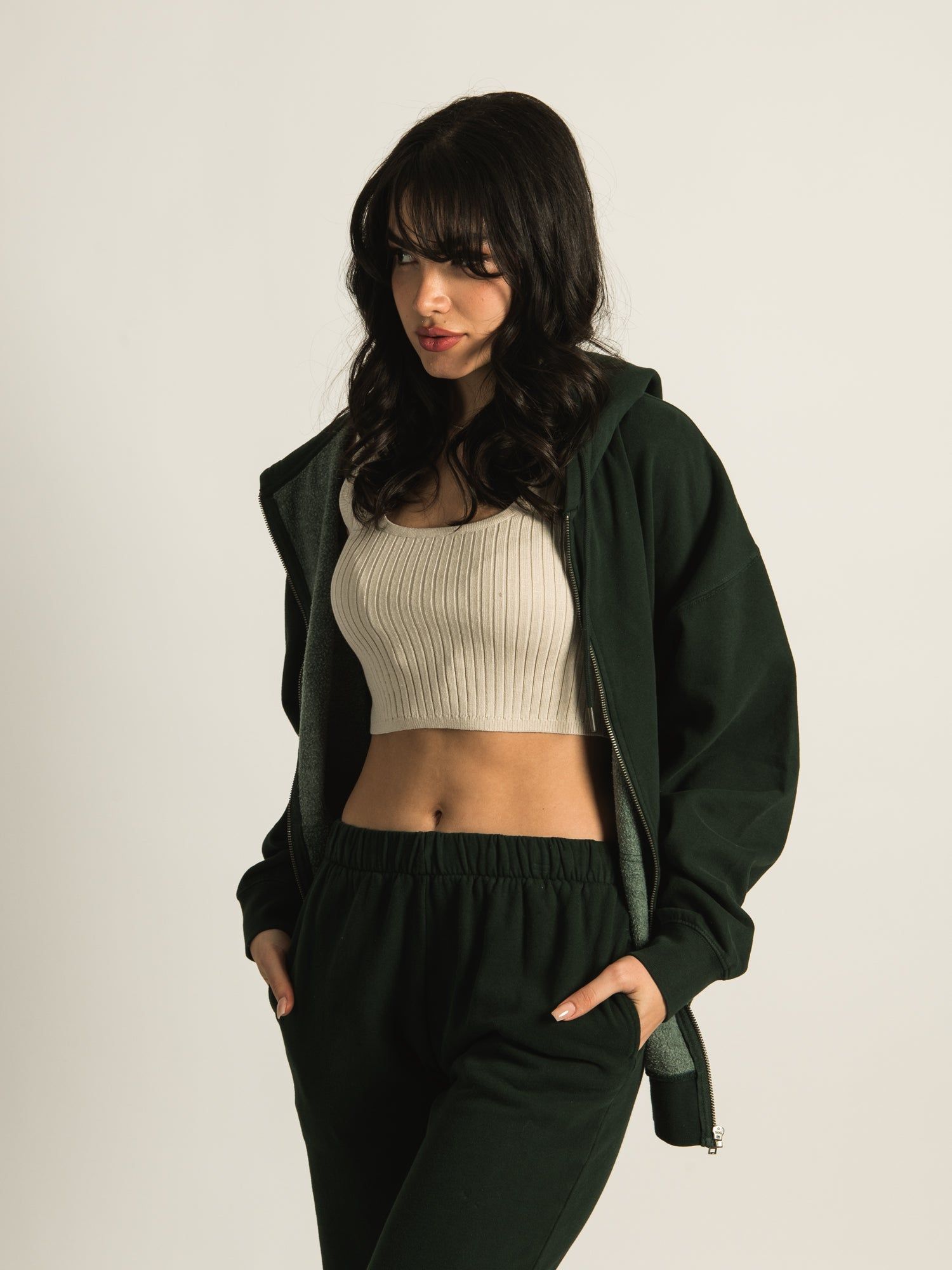 HARLOW MARIAH OVERSIZED ZIP UP HOODIE sold by Boathouse product image thumbnail 3