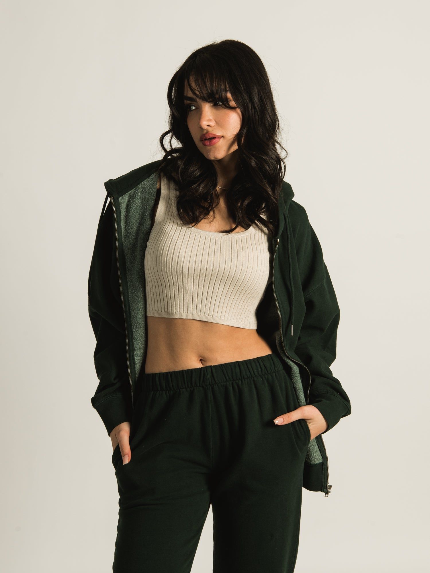 HARLOW MARIAH OVERSIZED ZIP UP HOODIE sold by Boathouse product image thumbnail 4