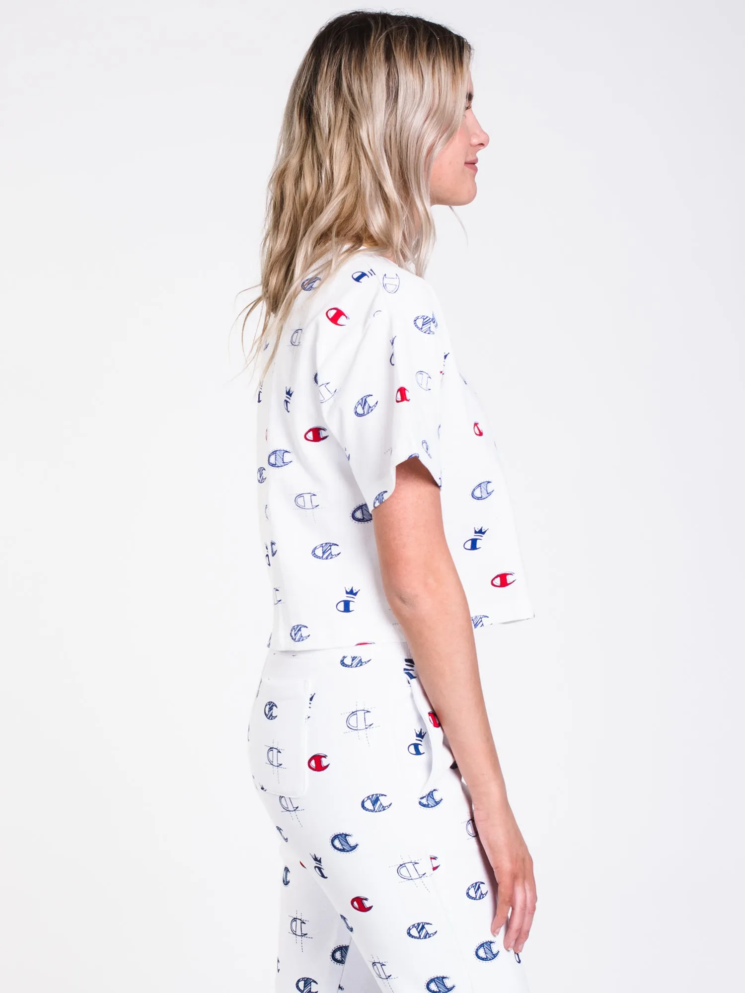 WOMENS CROP TEE - C's ALL OVER PRINT - CLEARANCE sold by Boathouse product image thumbnail 3