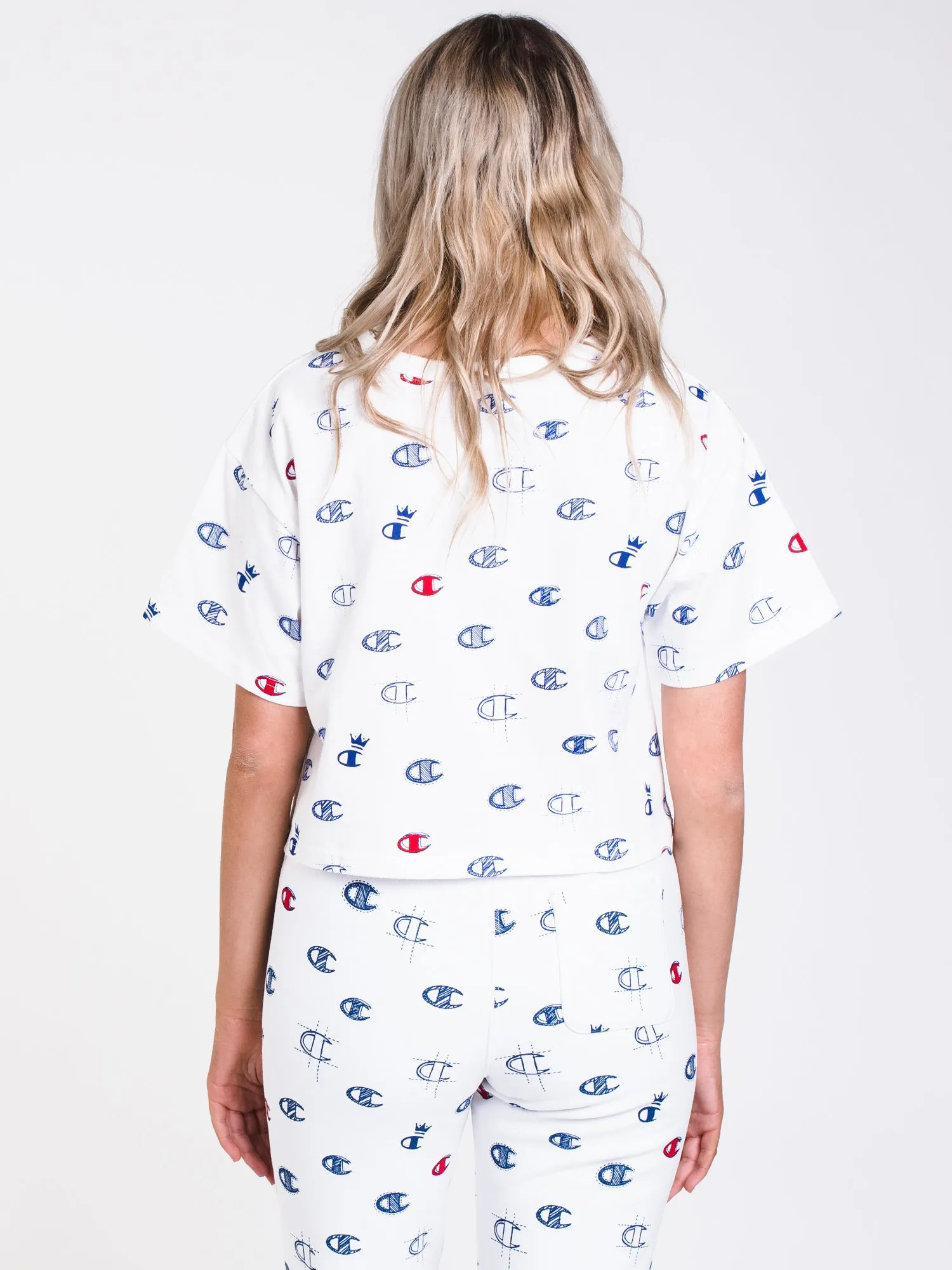 WOMENS CROP TEE - C's ALL OVER PRINT - CLEARANCE sold by Boathouse product image thumbnail 2