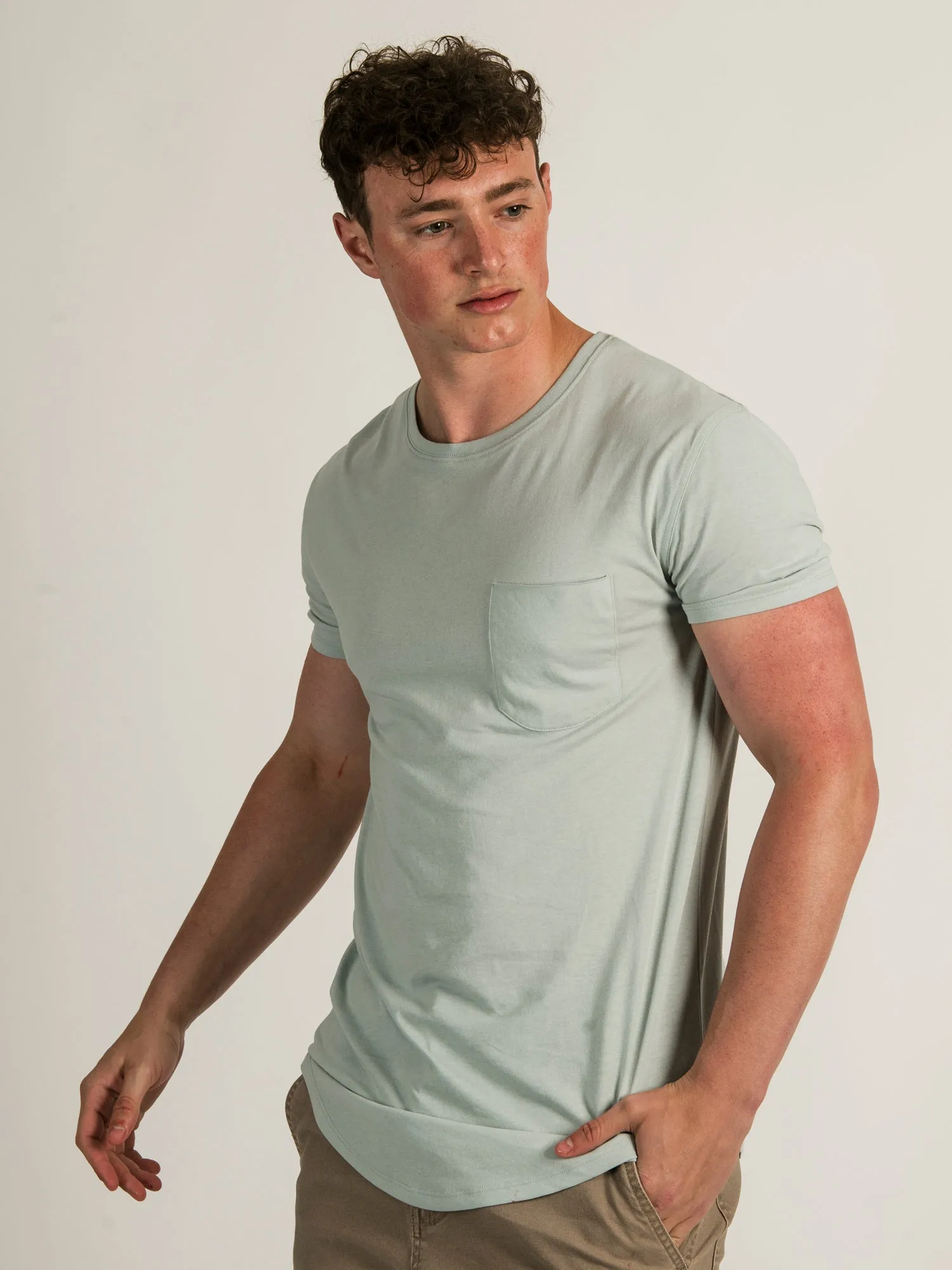 LONGLINE TEE - CEMENT sold by Boathouse