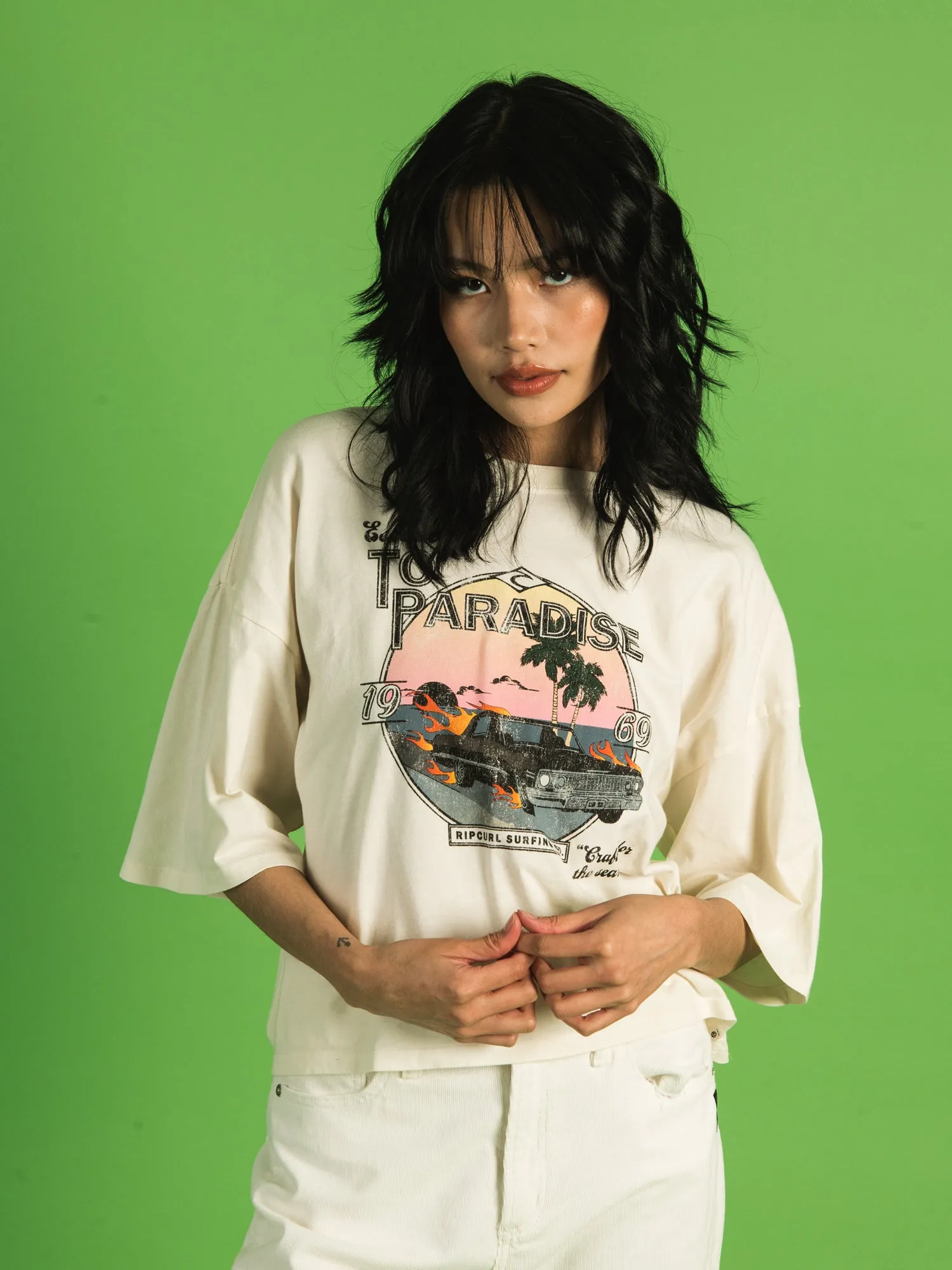 RIP CURL ESCAPE TO PARADISE T-SHIRT - CLEARANCE sold by Boathouse product image thumbnail 3