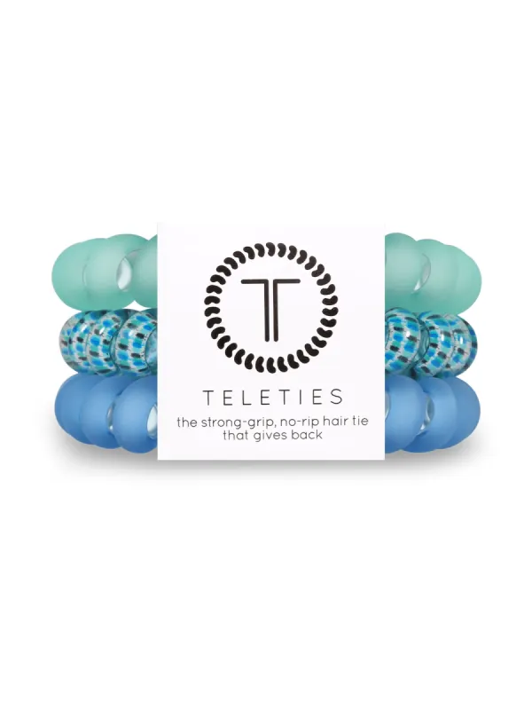 TELETIES HAIR TIE LARGE - WINTER MAGIC sold by Boathouse