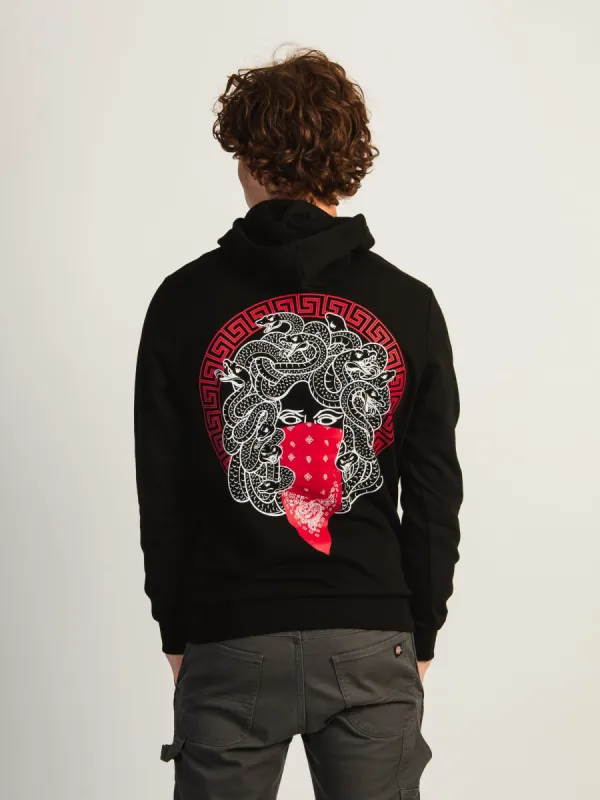 CROOKS & CASTLES GOTHIC MEDUSA PULLOVER HOODIE sold by Boathouse