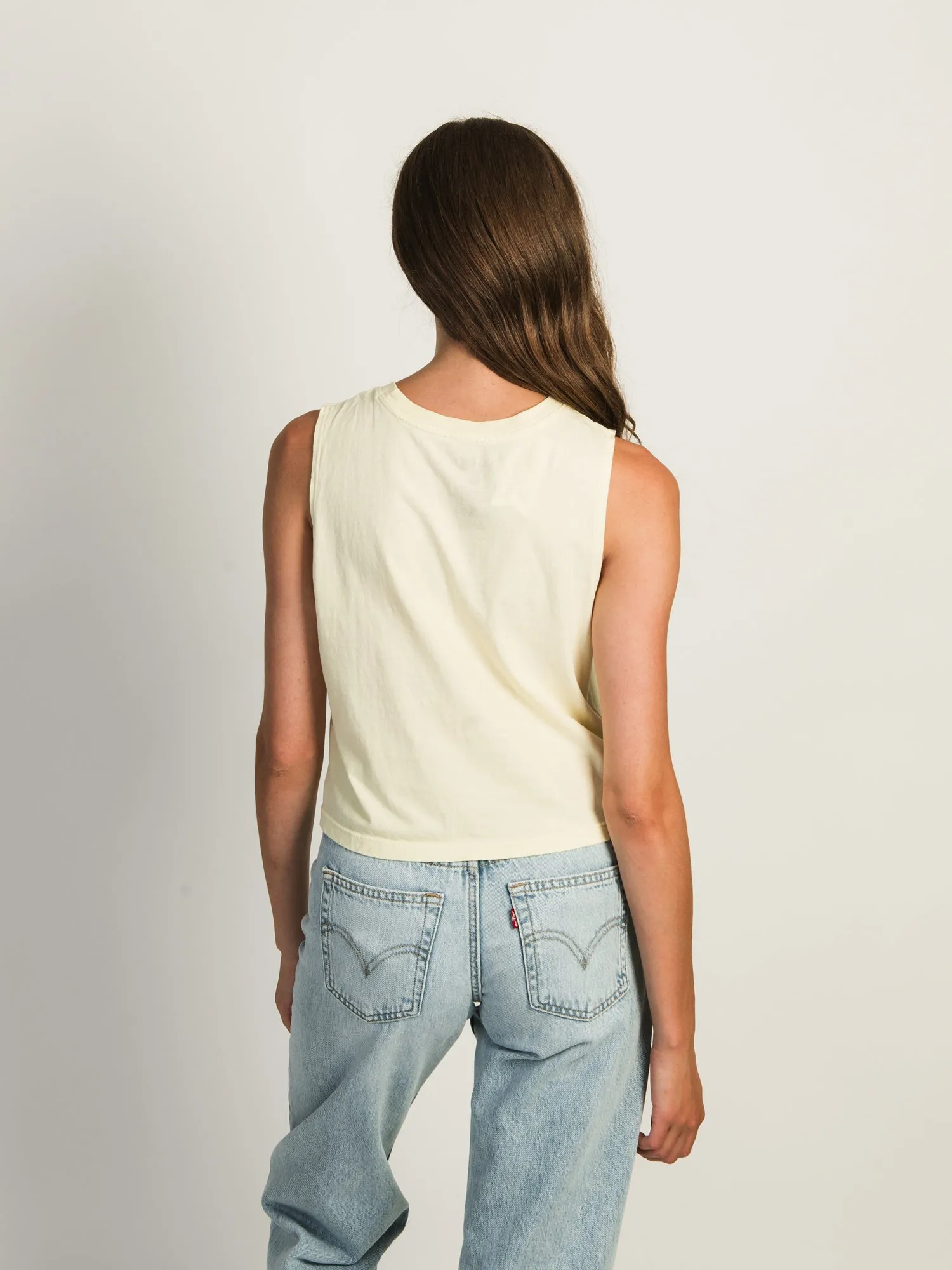 SALTY CREW MESSAGE CROPPED TANK TOP sold by Boathouse product image thumbnail 3