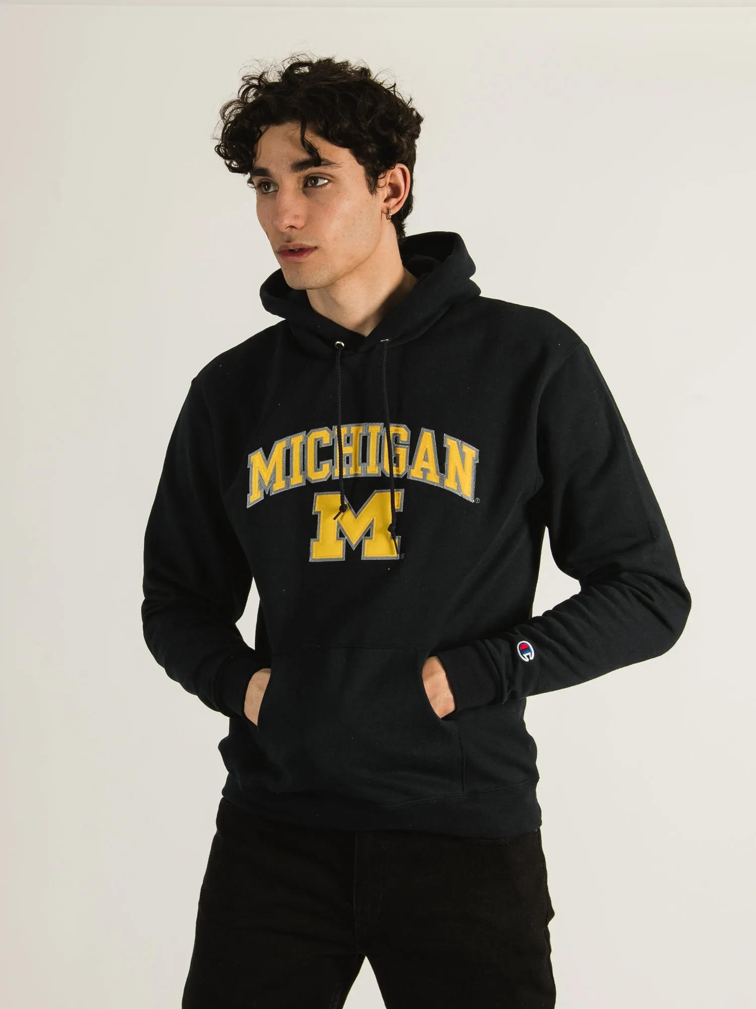 CHAMPION ATHLETICS MICHIGAN PULLOVER HOODIE sold by Boathouse