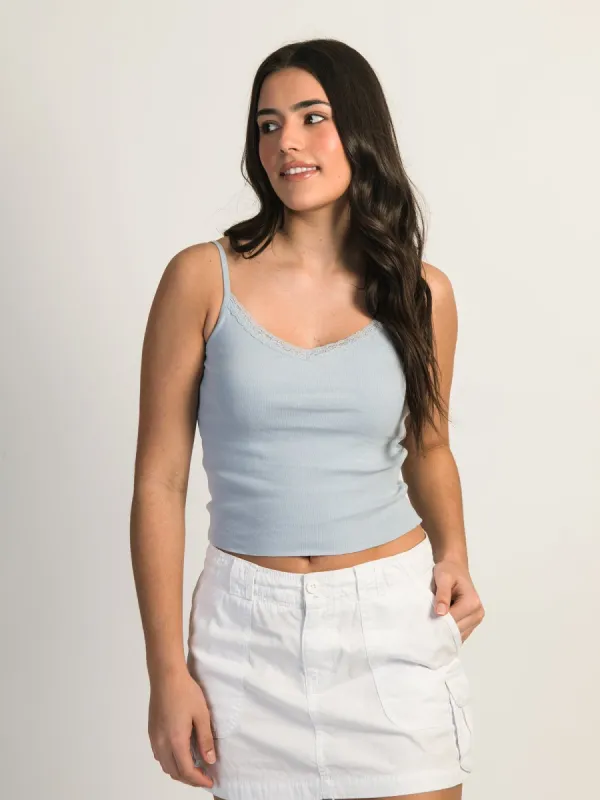 HARLOW ISLA TANK TOP - BABY BLUE sold by Boathouse