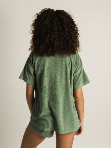 HARLOW TIA TERRY BUTTON UP  - CLEARANCE sold by Boathouse