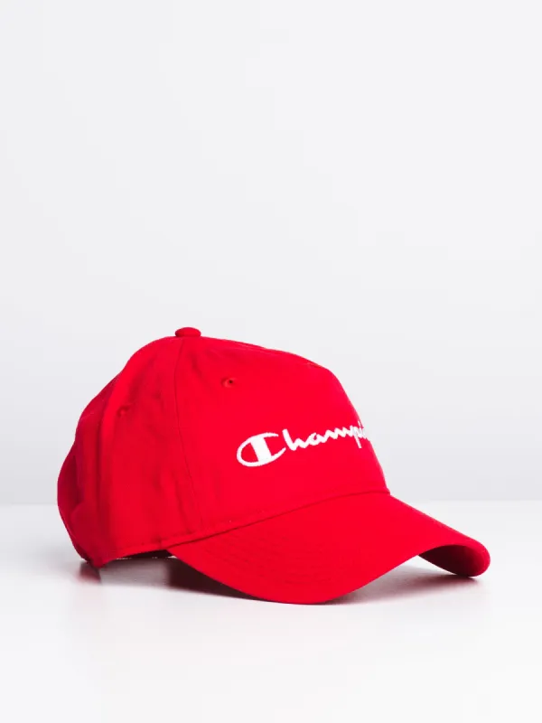 CLASSIC TWILL HAT - SCARLET - CLEARANCE sold by Boathouse