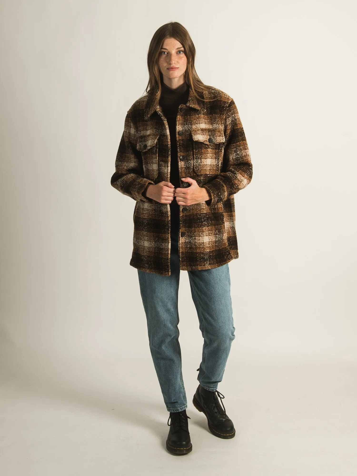 ONLY ALLISON CHK SHACKET - CLEARANCE sold by Boathouse product image thumbnail 2