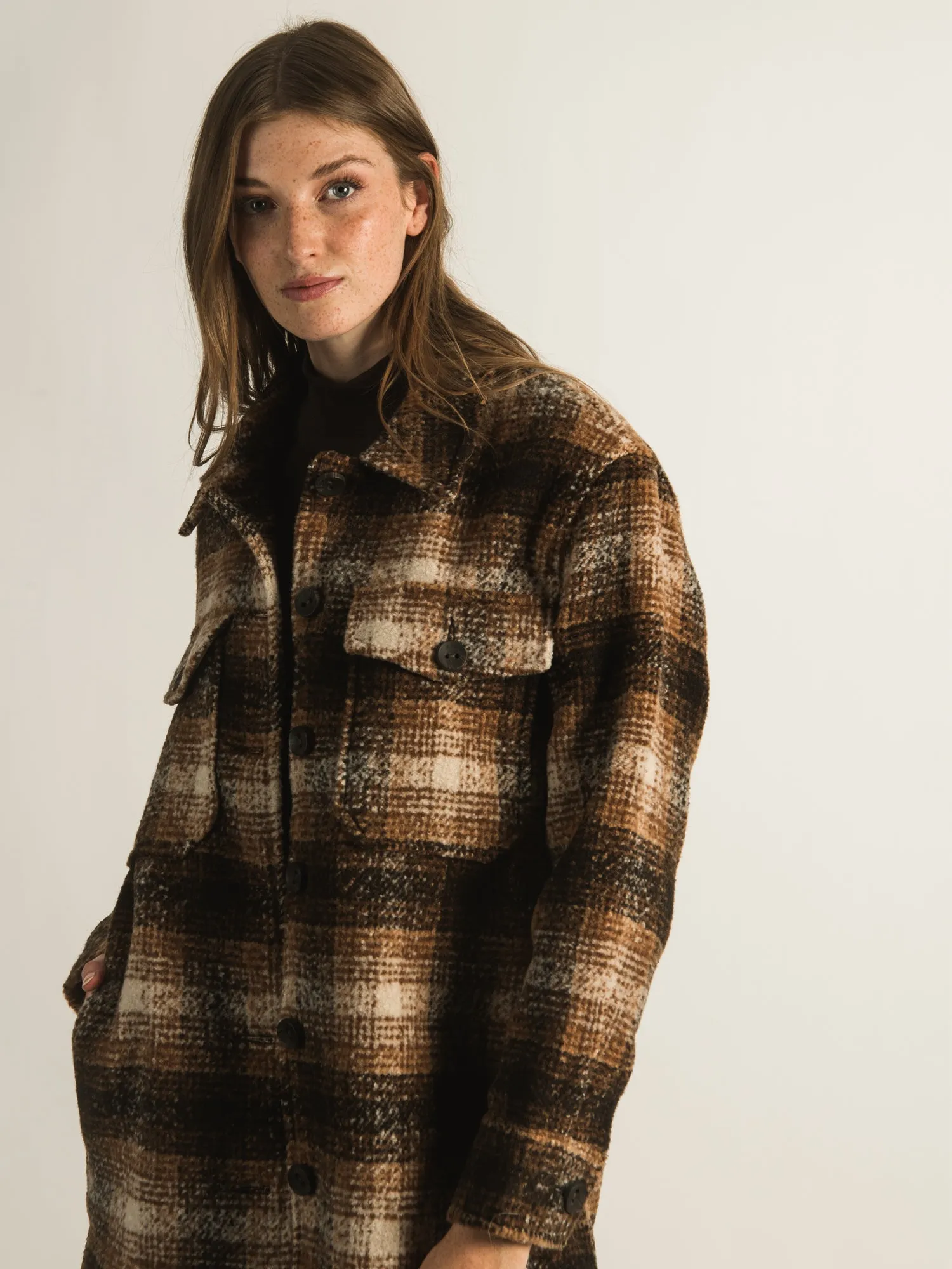 ONLY ALLISON CHK SHACKET - CLEARANCE sold by Boathouse product image thumbnail 3