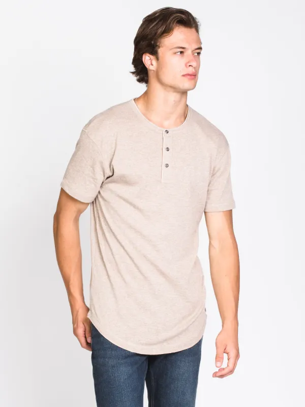 MENS LONGLINE SLUB HENLEY - CLEARANCE sold by Boathouse