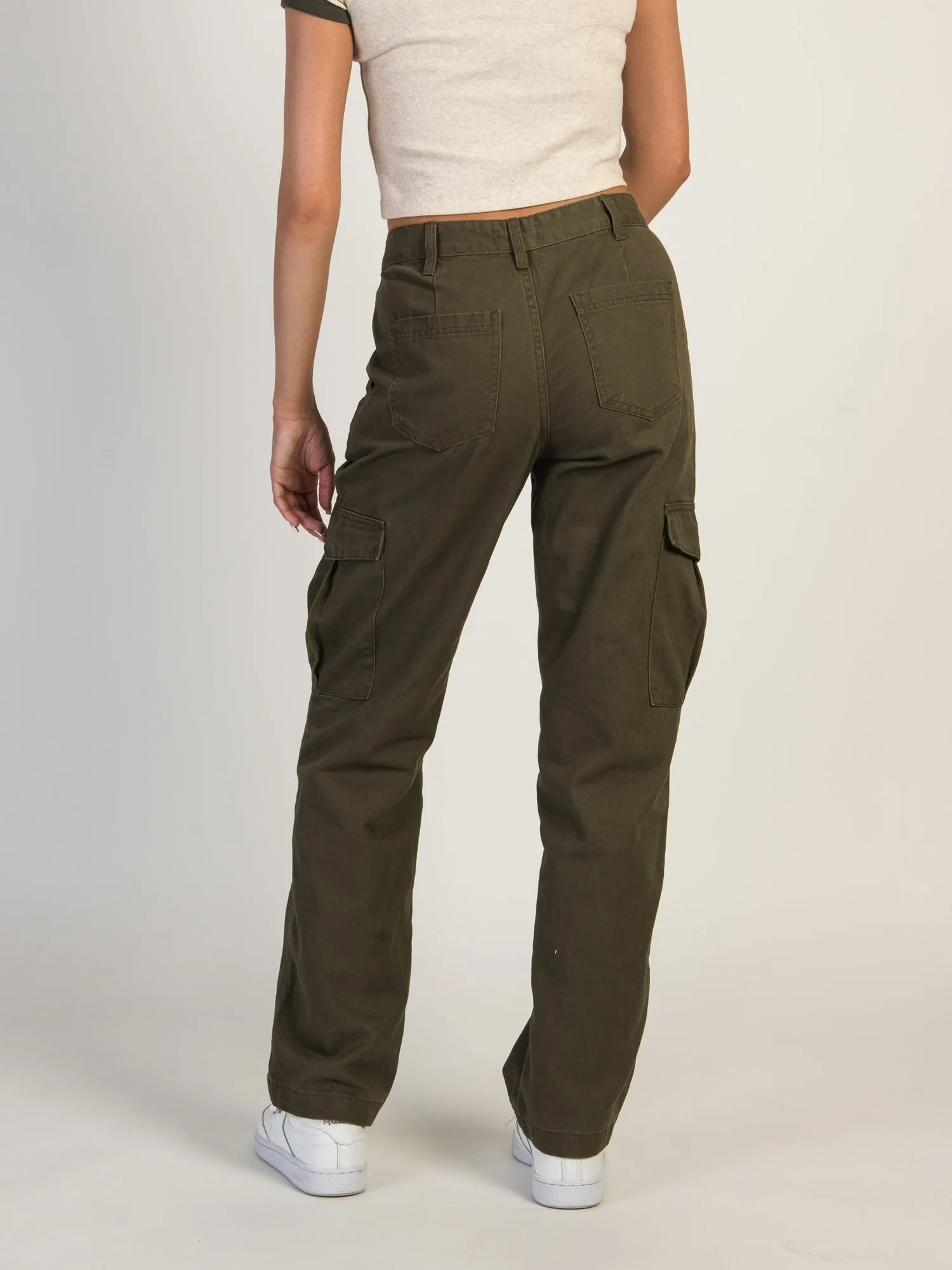 HARLOW DEE STRAIGHT FIT CARGO - ARMY - CLEARANCE sold by Boathouse product image thumbnail 5