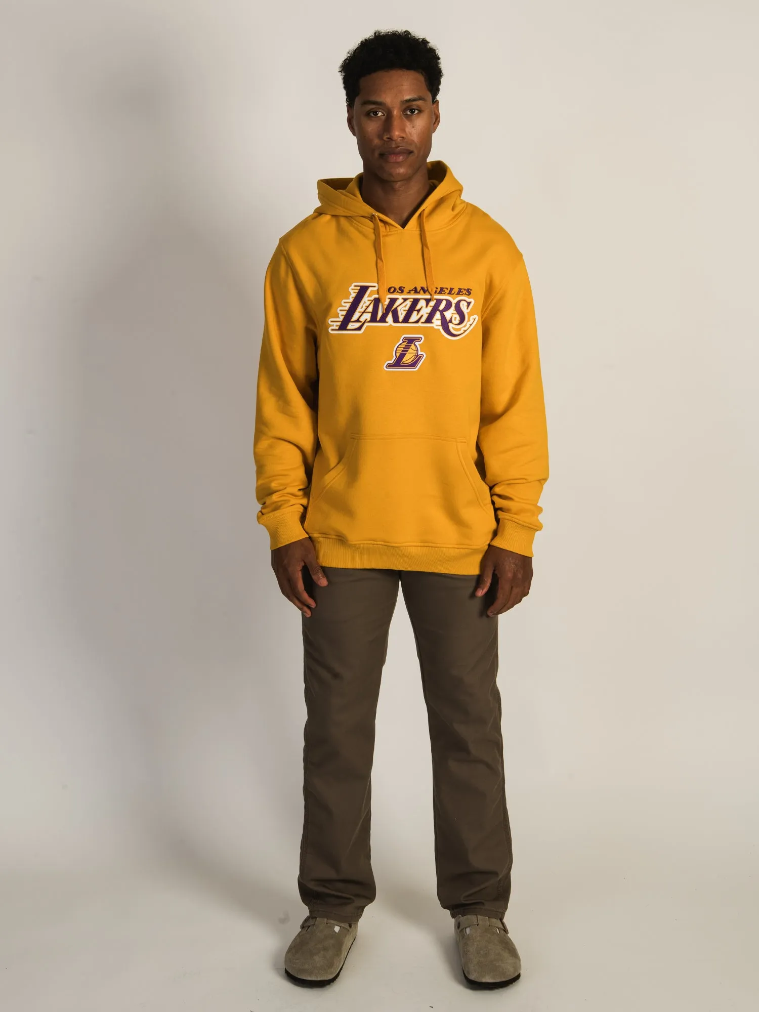 NBA LA LAKERS HARDWOOD PULL OVER HOODIE sold by Boathouse product image thumbnail 3