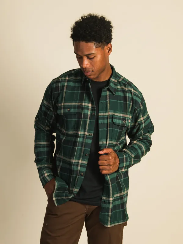DICKIES FLEX PLAID LONG SLEEVE SHIRT - CLEARANCE sold by Boathouse