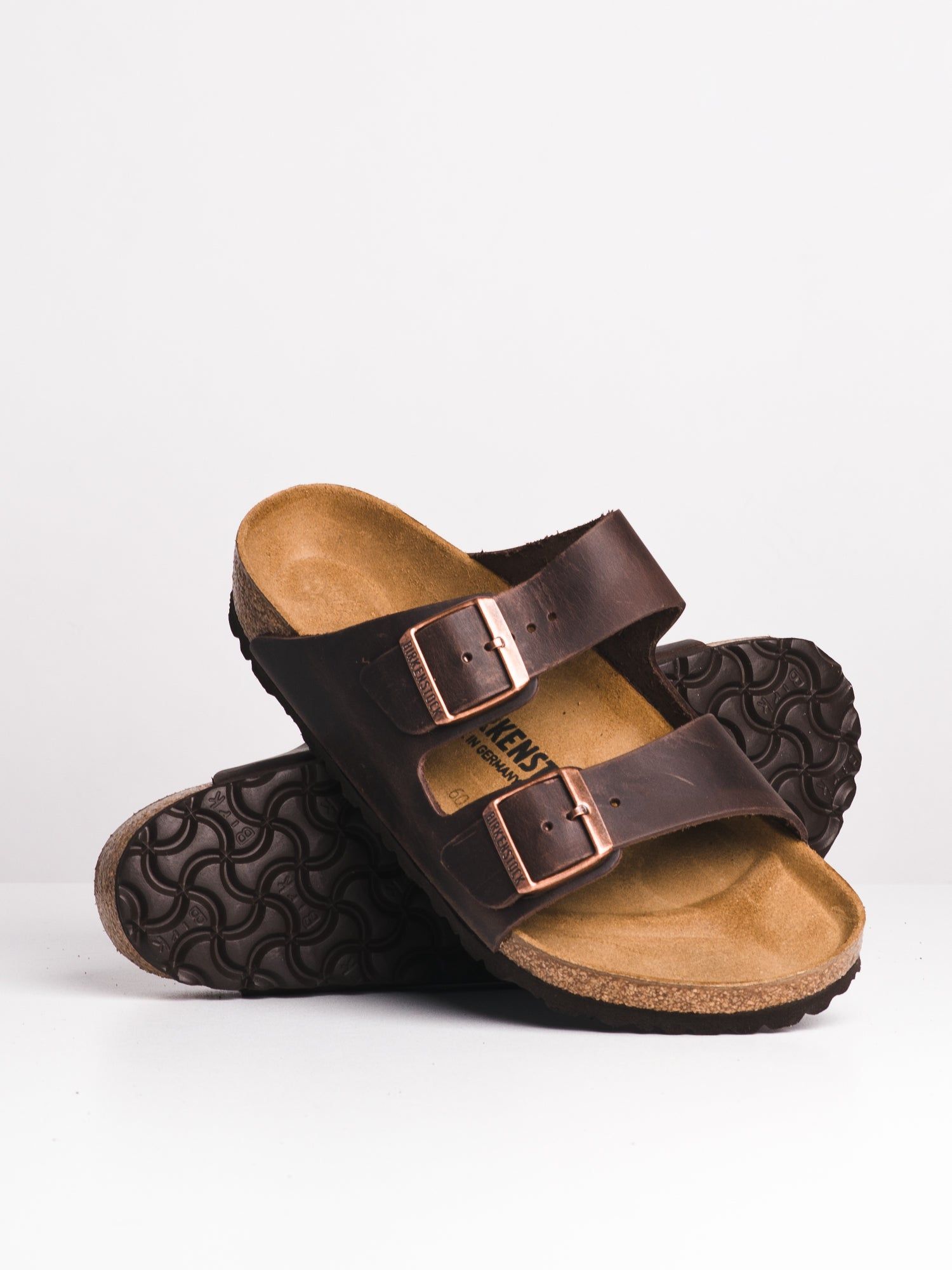 MENS BIRKENSTOCK ARIZONA OILED LEATHER HAVANA SANDALS - HABANA sold by Boathouse product image thumbnail 2