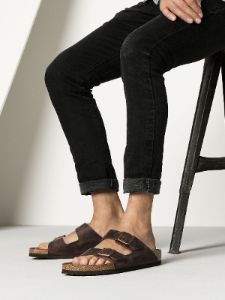 MENS BIRKENSTOCK ARIZONA OILED LEATHER HAVANA SANDALS - HABANA sold by Boathouse