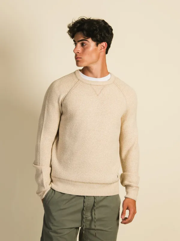KOLBY TEXTURED WAFFLE CREW sold by Boathouse