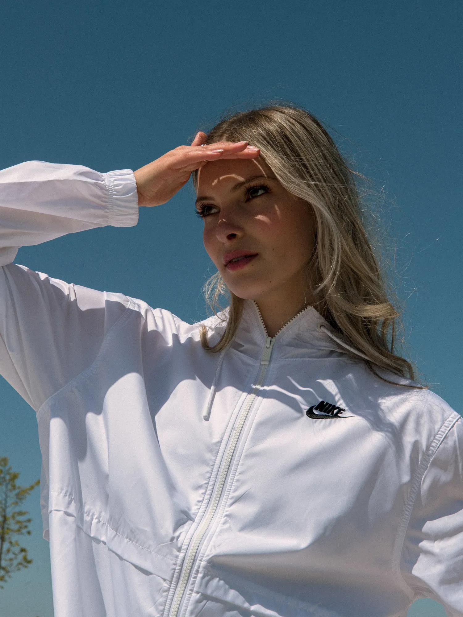 NIKE SPORTSWEAR ESSENTIAL RPL WVN JACKET sold by Boathouse