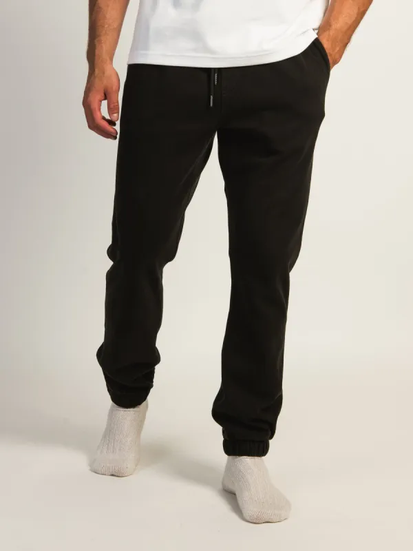 KOLBY VINTAGE WASH JOGGER - BLACK sold by Boathouse